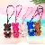 European And American Rabbit Bag Charms Pu Leather Animal Accessories,chaincharmsupply.com