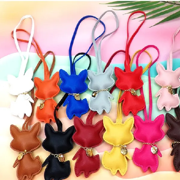 Popular Leather Fox Bag Charms Personalized Keys Car Gift Accessories, Charms Craft Supply | Canada & USA and Europe Wide FREE shipping