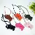New Family Bag Charm Pu Leather Elephant Animal Figurine Car,chaincharmsupply.com