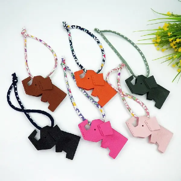 New Family Bag Charm Pu Leather Elephant Animal Figurine Car, Canadian Online Candy and Stuffed Animal Shop, SooSweet Shop DBA Sweet Factory