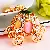 Korean Of Creative Rhinestone Cute Pumpkin Car Keychain Women's Bag,chaincharmsupply.com