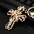 Rhinestone Cross Car Keychain Metal Cute Men's And Women's Bag,chaincharmsupply.com