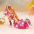 Polka Dot High Heels Car Keychain Women's Rhinestone National Cute,chaincharmsupply.com