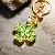 Rhinestone Lucky Four-leaf Clover Car Keychain Metal Women's Bag Charm,chaincharmsupply.com