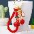Rhinestone Fruit Cherry Car Keychain Women's Bag Charm Metal Ring,chaincharmsupply.com