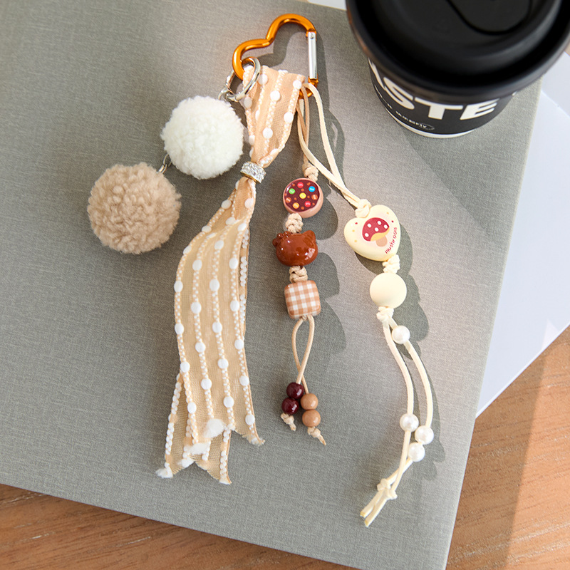 Maillard Brown Braided Leather Extremely Handmade Bag Pendant, Charms Craft Supply | Canada & USA and Europe Wide FREE shipping