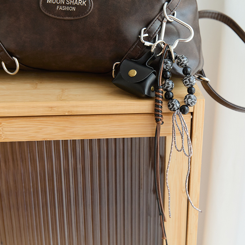 Retro Leather Wallet Keychain & Cute Bag Charm Accessory, Charms Craft Supply | Canada & USA and Europe Wide FREE shipping