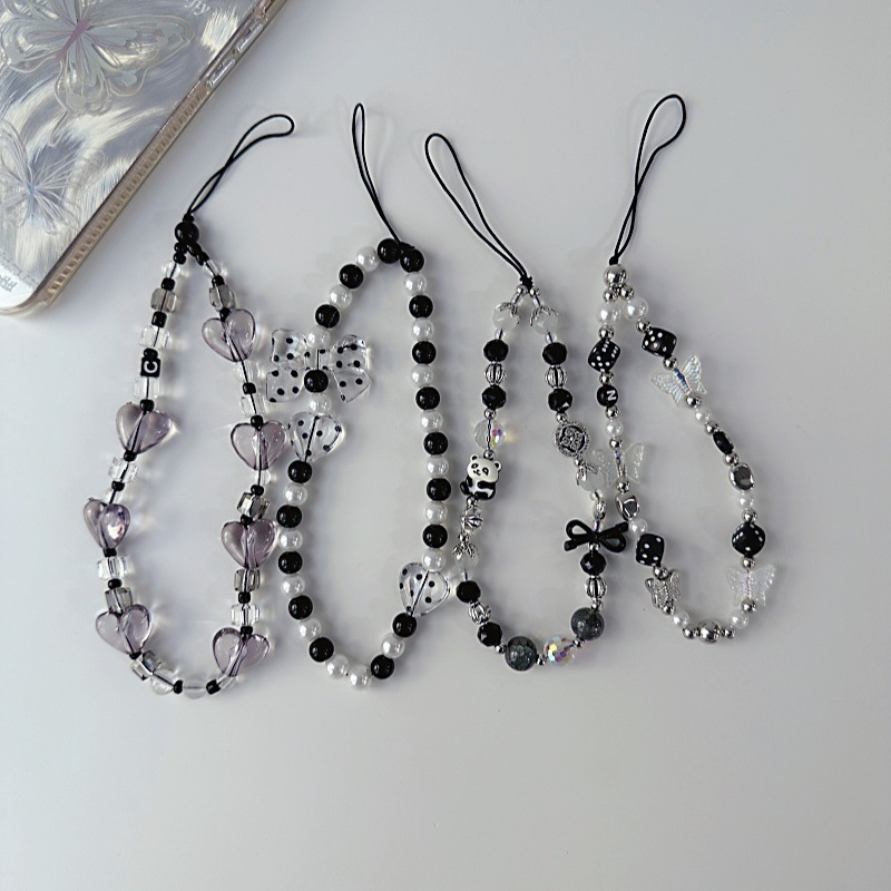 Case Star's Same Cool Black Heart Phone Charm Short Dark, Charms Craft Supply | Canada & USA and Europe Wide FREE shipping