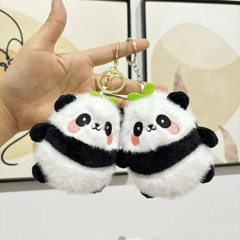Cute panda doll keychain pendant bag chain, Charms Craft Supply | Canada & USA and Europe Wide FREE shipping