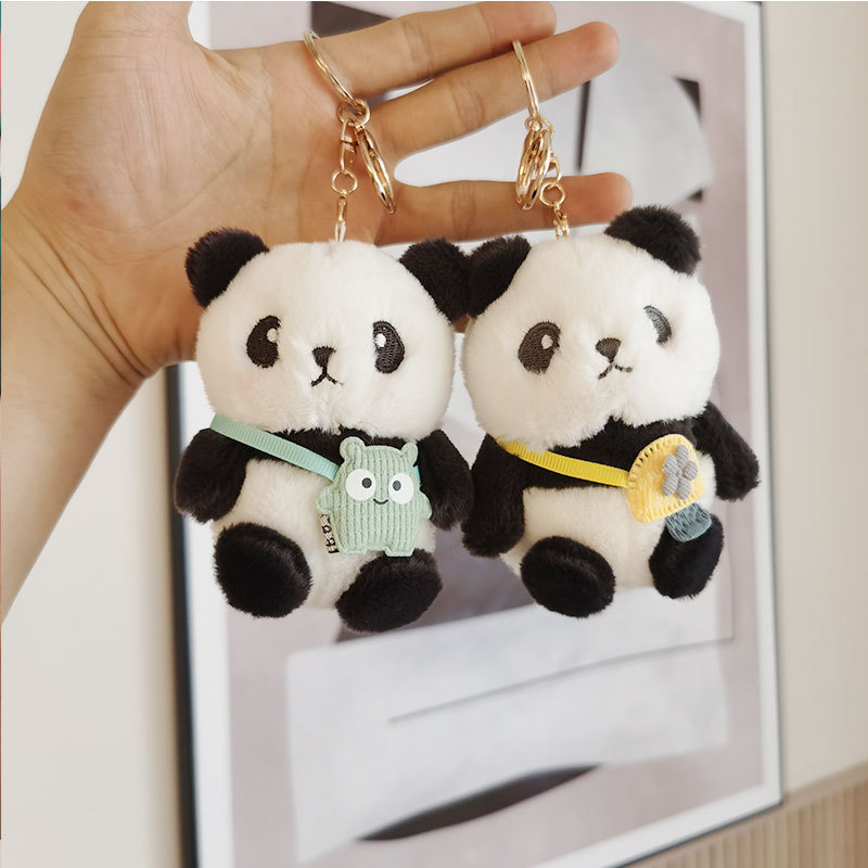 Cartoon Panda Doll Keychain Pendant, Charms Craft Supply | Canada & USA and Europe Wide FREE shipping