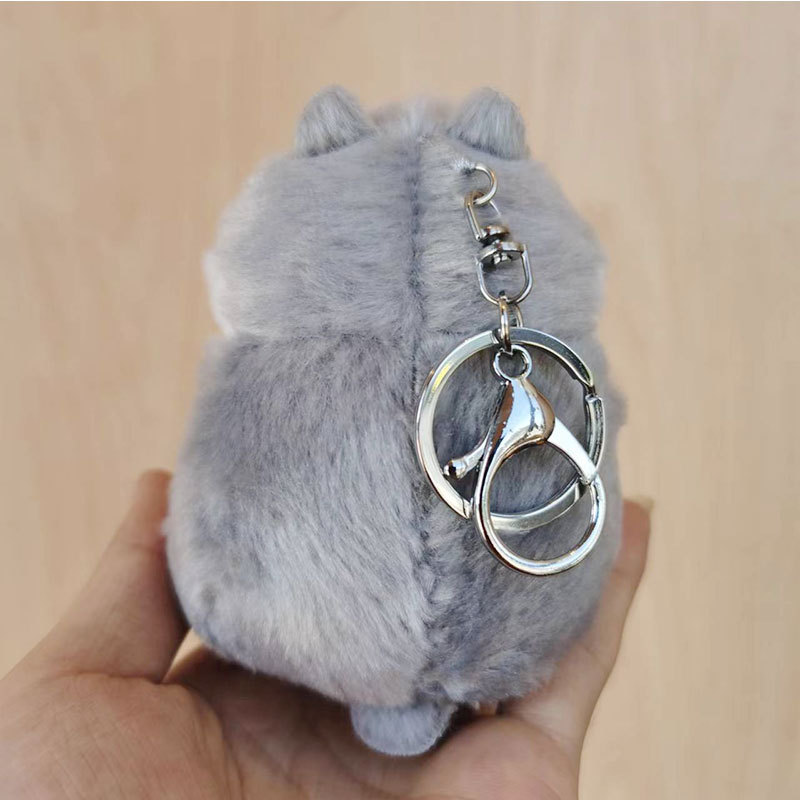 Cute Cartoon Hamster Plush Keychain, Charms Craft Supply | Canada & USA and Europe Wide FREE shipping