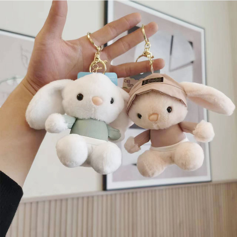 Scented plush rabbit keychain bag charm, Charms Craft Supply | Canada & USA and Europe Wide FREE shipping
