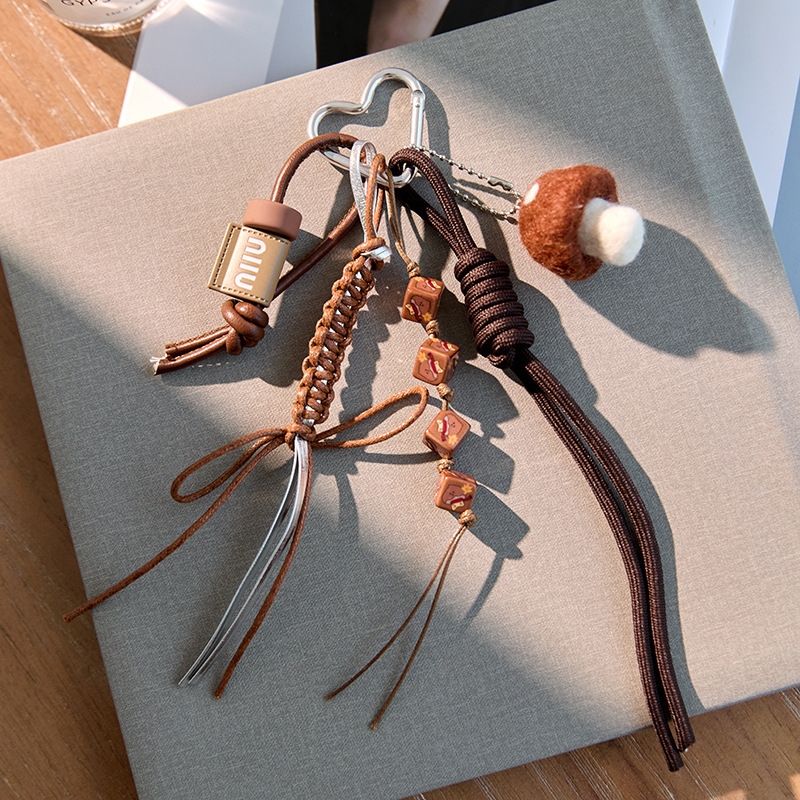 High-end felt mushroom bag charm for women, Charms Craft Supply | Canada & USA and Europe Wide FREE shipping