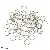 3-20mm Single Circle Open Beaded Jewelry Diy Handmade Earrings Material - White K color-large packaging 0.6*4mm 1000g/pack about 35000 pieces