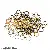 3-20mm Single Circle Open Beaded Jewelry Diy Handmade Earrings Material - 7 colors randomly mixed - large package 0.8*7mm 1000g/pack about 10000 pieces