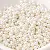 White Glass Imitation Pearl Loose Beads Handmade 3-5mm Diy Accessories - 3MM hole diameter about 1mm, original white, 50 pcs/pack (about 250 pcs per strip)