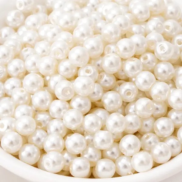 5MM, aperture about 1mm, original white, 50 pcs/pack (about 170 pcs in one strip),chaincharmsupply.com