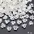Abs Special-shaped Pearls Loose Beads String Handmade Diy Bracelet Necklace - #08 three-petal flower 10mm hole diameter about 1mm 30 pcs/pack