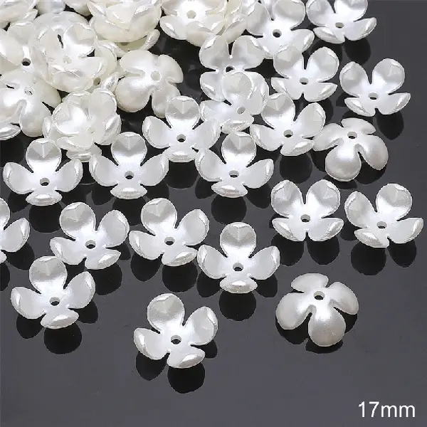 #12 Four-petal flower 17mm hole diameter about 1mm 20 pcs/pack,chaincharmsupply.com