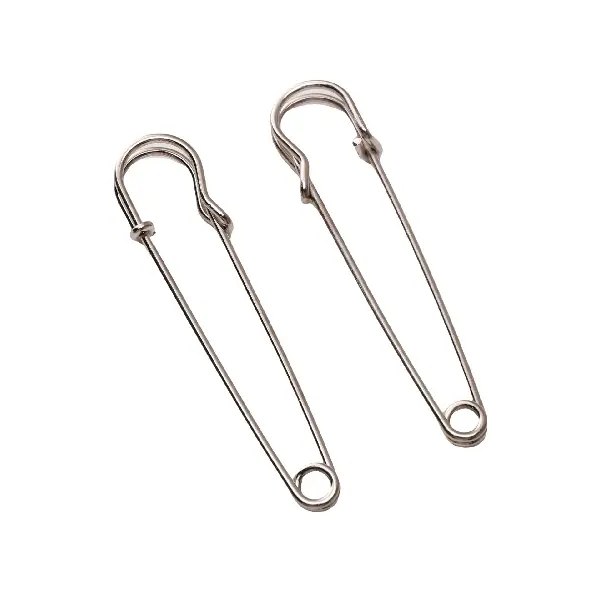 About 70mm long, about 1.5mm thick, silver, 5 pcs/pack,chaincharmsupply.com