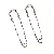 Iron Thickened Electroplated Large Pin Brooch Handmade Diy Beads Keychain - About 75mm long, about 1.5mm thick, silver, 5 pcs/pack