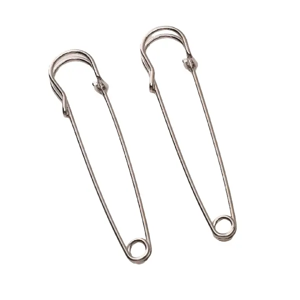 About 75mm long, about 1.5mm thick, silver, 5 pcs/pack,chaincharmsupply.com