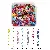 Boxed Color Spray Paint Keychain Tail Chain Door Buckle Open - #06 tail chain, random mixed colors, 100 pcs/box, about 60g