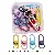 Boxed Color Spray Paint Keychain Tail Chain Door Buckle Open - Alloy painted door buckle, about 12x33mm, randomly mixed colors, 15 pcs/box