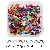 Boxed Color Spray Paint Keychain Tail Chain Door Buckle Open - Iron covered buckle 4x7mm randomly mixed colors 200 pcs/box