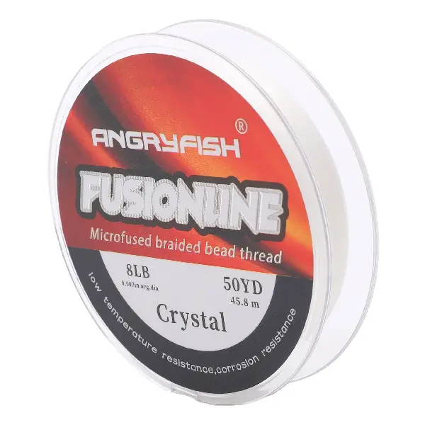 8LB wire diameter 0.17mm crystal 1 roll/box (about 45.8 meters),chaincharmsupply.com
