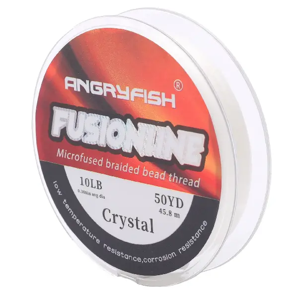 10LB wire diameter 0.20mm crystal 1 roll/box (about 45.8 meters),chaincharmsupply.com