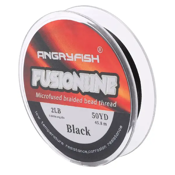 2LB wire diameter 0.06mm black 1 roll/box (about 45.8 meters),chaincharmsupply.com