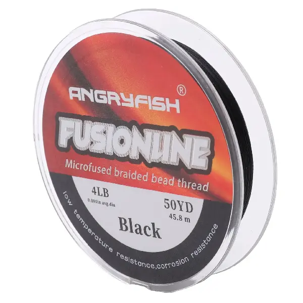 4LB wire diameter 0.12mm black 1 roll/box (about 45.8 meters),chaincharmsupply.com