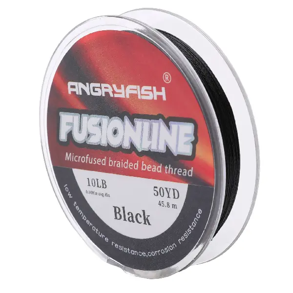 10LB wire diameter 0.20mm black 1 roll/box (about 45.8 meters),chaincharmsupply.com