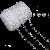 Wedding Decoration Chain Connection Beads Crystal Curtain Diy Handmade Lotus - Octagonal piece 14x14mm transparent color 3 yards/pack