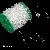 Acrylic Fishing Line Curtain Beads Wedding Plastic Bead Chain Diy - Corner beads, large beads 10x10mm, small beads 3mm, transparent color, 5 yards/pack