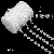 Acrylic Fishing Line Curtain Beads Wedding Plastic Bead Chain Diy - 14x14mm AB color 3 codes/pack