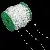 Acrylic Fishing Line Curtain Beads Wedding Plastic Bead Chain Diy - Large package, round beads, 8mm large beads, 3mm small beads, AB color, 60 meters/1 roll