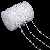 Acrylic Fishing Line Curtain Beads Wedding Plastic Bead Chain Diy - Large package of faceted beads, large beads 8mm, small beads 4mm, transparent color, 20 meters/1 roll