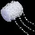 Acrylic Fishing Line Curtain Beads Wedding Plastic Bead Chain Diy - Large package of faceted beads, large beads 10mm, small beads 4mm, transparent color, 15 meters/1 roll