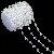 Acrylic Fishing Line Curtain Beads Wedding Plastic Bead Chain Diy - Large package of large beads 12x12mm small beads 4mm AB color 15 meters / 1 roll