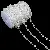 Acrylic Fishing Line Curtain Beads Wedding Plastic Bead Chain Diy - Large package of large beads 10x11mm tube beads 8x3.5mm AB color 15 meters/1 roll
