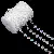 Acrylic Fishing Line Curtain Beads Wedding Plastic Bead Chain Diy - Large package 14x14mm AB color 17 meters/1 roll