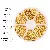 4-10mm Boxed Single-ring Opening Connection Ring Accessories Diy Making Earrings - Gold single hoop box-1 set