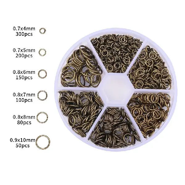 Ancient bronze single hoop box-1 set,chaincharmsupply.com