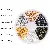 4-10mm Boxed Single-ring Opening Connection Ring Accessories Diy Making Earrings - 6-color mixed single hoop box-1 set