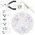 4-10mm Boxed Single-ring Opening Connection Ring Accessories Diy Making Earrings - Silver single lap combination package-1 set