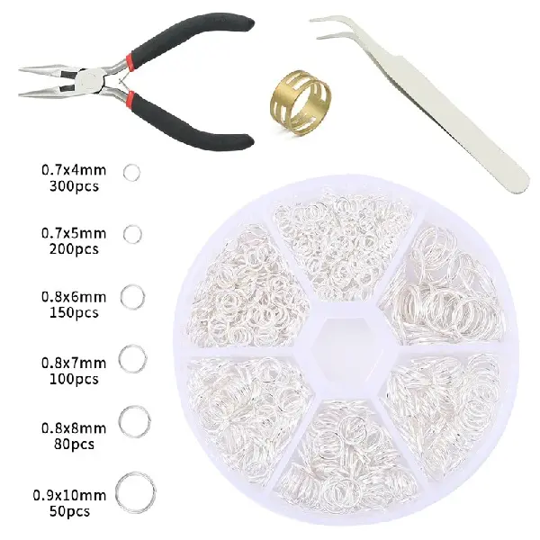 Silver single lap combination package-1 set,chaincharmsupply.com