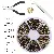 4-10mm Boxed Single-ring Opening Connection Ring Accessories Diy Making Earrings - Ancient bronze single circle combination package-1 set