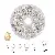 4-10mm Boxed Single-ring Opening Connection Ring Accessories Diy Making Earrings - 6-compartment boxed silver-1 set